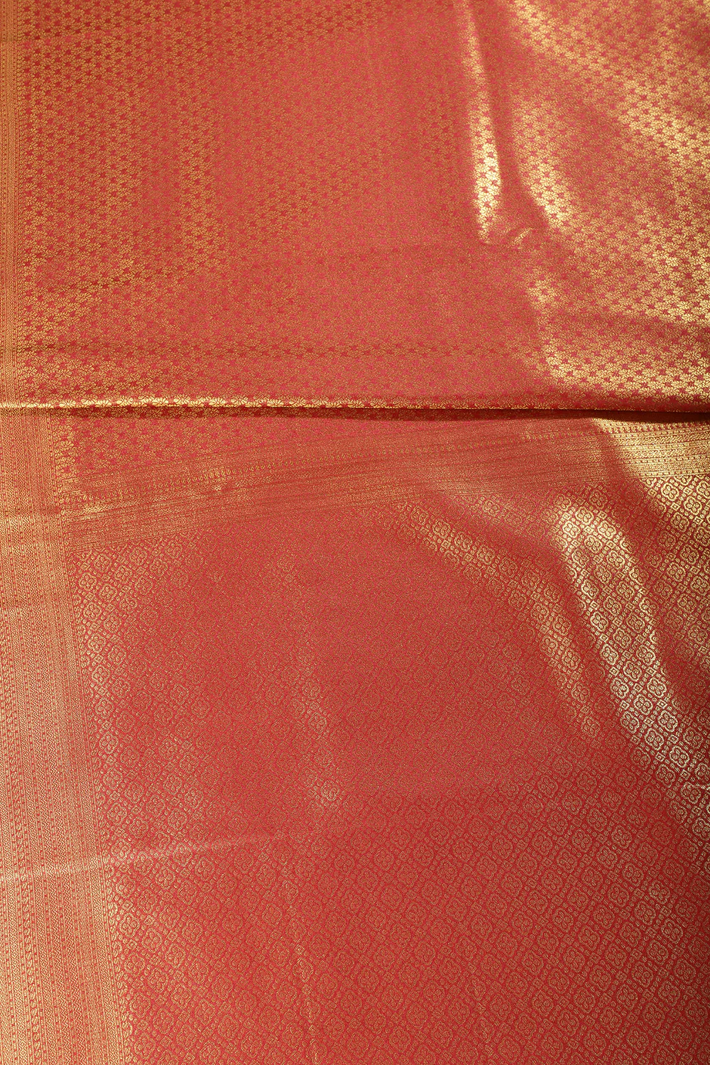 Maroon Color South Silk Zari Woven Saree - Image 4